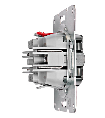 Wechselschalter-Einsatz, Steckklemmen