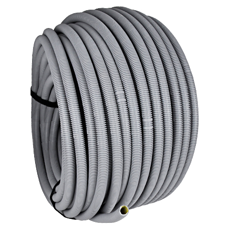 Biegsames Panzerrohr FXP 25 mittel gewellt silikonfrei grau 100m