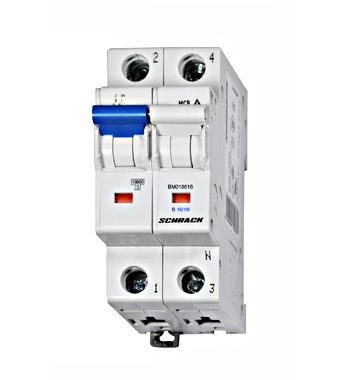 Sicherungsautomat, Kennlinie B, 16A, 1+N, 10kA