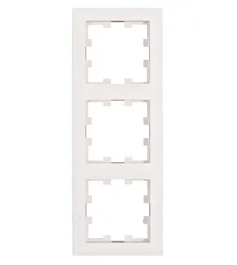 Rahmen 3-fach, Design VISIO S CUBIC, weiß 