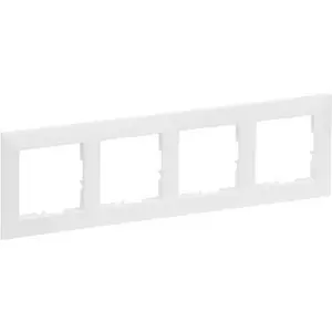 SEANO 4-fach Rahmen in der Farbausführung Ultraweiß