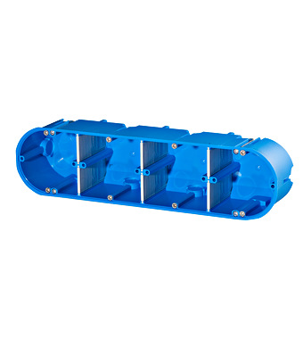 Hohlwandgerätedose massiv, 4-fach ø 68, t=60mm