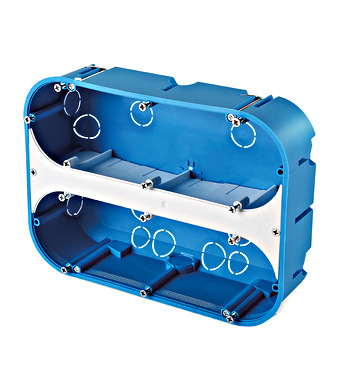 Hohlwandgerätedose massiv, 6-fach ø 68, t=60mm